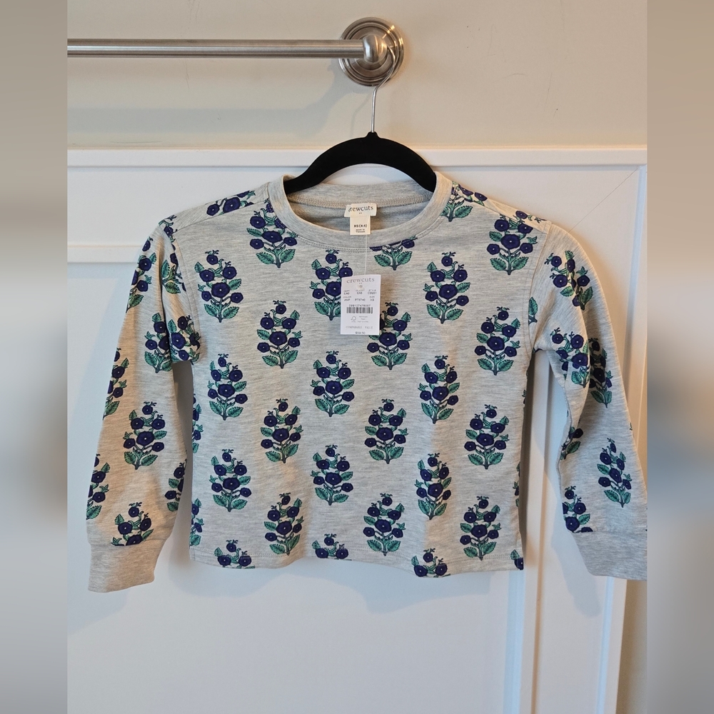 Crew Cuts Kid's floral sweatshirt #190